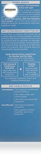 Hydra Genius Daily Liquid Care Oil-Free Face Moisturizer — Nourishing Body Creams, L'OREAL PARIS