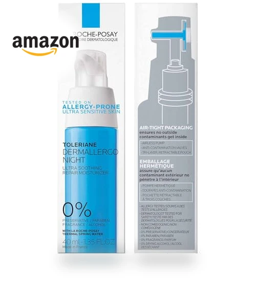 Intense Soothing Night Cream for Face — Nighttime Moisturizers, La Roche-Posay