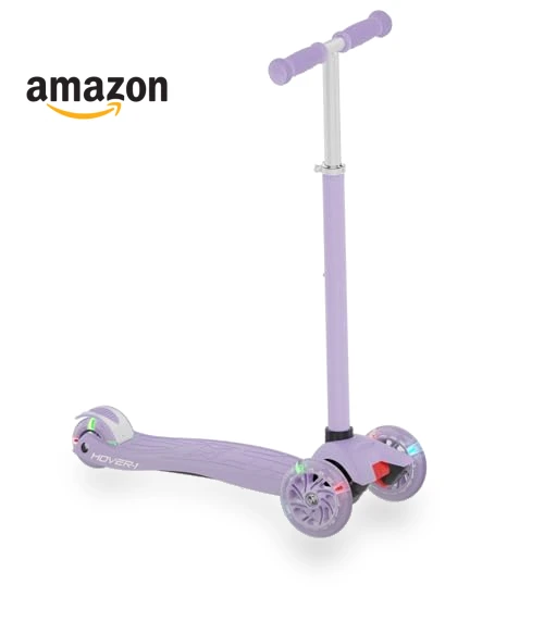 Kick Scooter with Multicolor Wheel Lights — Push Scooters, Hover-1