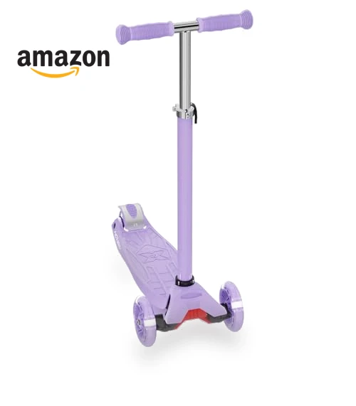 Kick Scooter with Multicolor Wheel Lights — Push Scooters, Hover-1