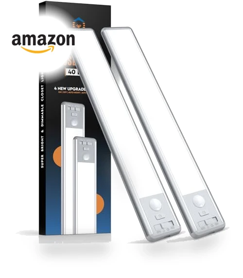 Motion Sensor LED Under Cabinet Lighting — Under-Cabinet Mounts, Reoshine