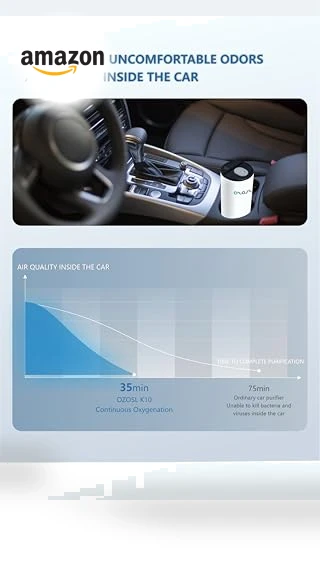Portable Car Air Purifier — Activated Carbon Air Purifiers, Ozosl