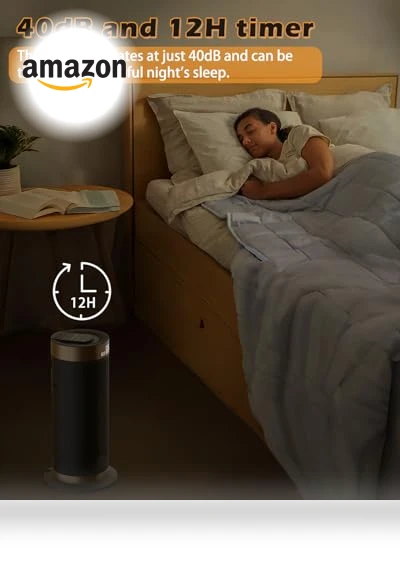 PTC Electric Desk Heater with Thermostat — Portable Heating Solutions, FERXIDI
