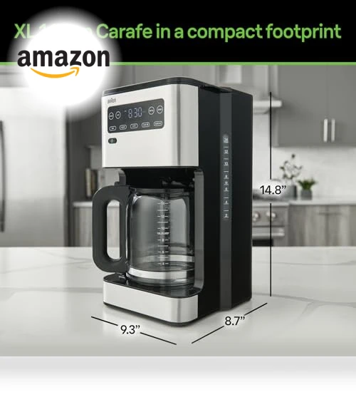 Pure Flavor Drip Coffee Maker — Coffee & Espresso Combos, Braun