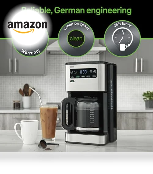 Pure Flavor Drip Coffee Maker — Coffee & Espresso Combos, Braun