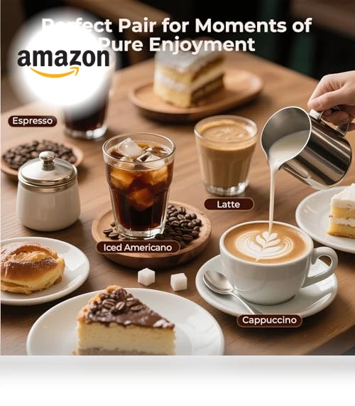 Semi-Automatic Espresso Maker with Milk Frother — Milk Frothers, Havato