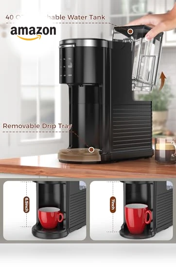 Single Serve Coffee Maker — Coffee & Espresso Combos, COWSAR