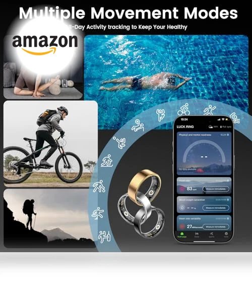 Smart Health Ring Fitness Tracker — Smart Rings, Aichiken