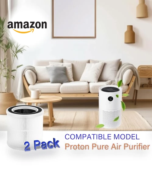 True HEPA Replacement Filter — Activated Carbon Air Purifiers, HOMFILBIT