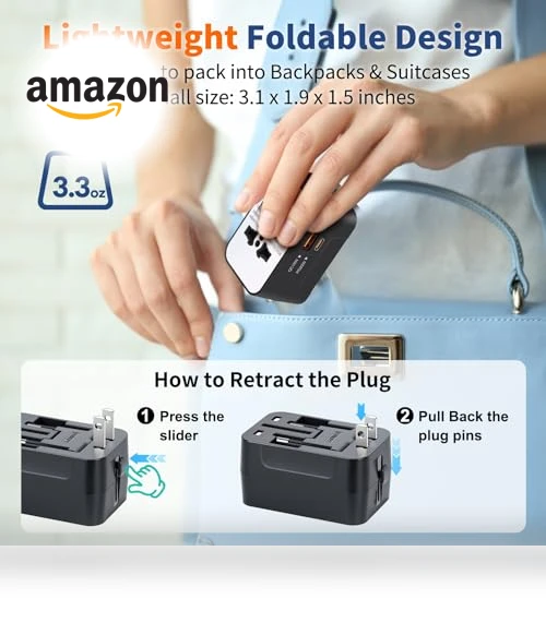 Universal Worldwide Travel Adapter Fast Charger — Charging Solutions, NEWVANGA