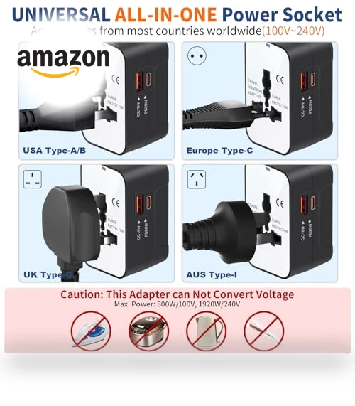 Universal Worldwide Travel Adapter Fast Charger — Charging Solutions, NEWVANGA