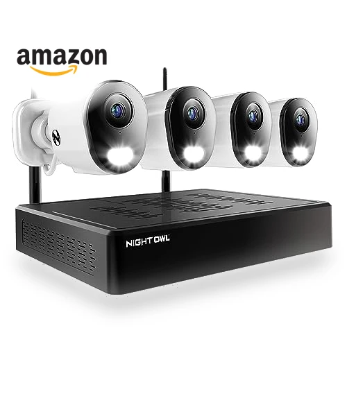 10 Channel Bluetooth Video Home Security Camera System — Smart Home Security, Night Owl