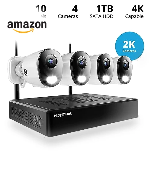 10 Channel Bluetooth Video Home Security Camera System — Smart Home Security, Night Owl