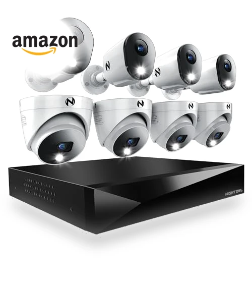 2-Way Audio 12 Channel DVR Video Home Security Camera System — Smart Home Security, Night Owl