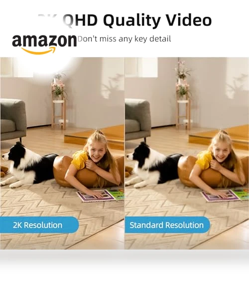 2K Security Camera Indoor — Baby Monitors, AOSU