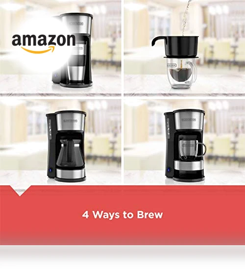4-in-1 5-Cup Coffee Station Coffeemaker — Coffee Makers, BLACK+DECKER