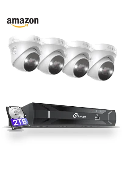4K PoE Security Camera System — Security Cameras, Loocam