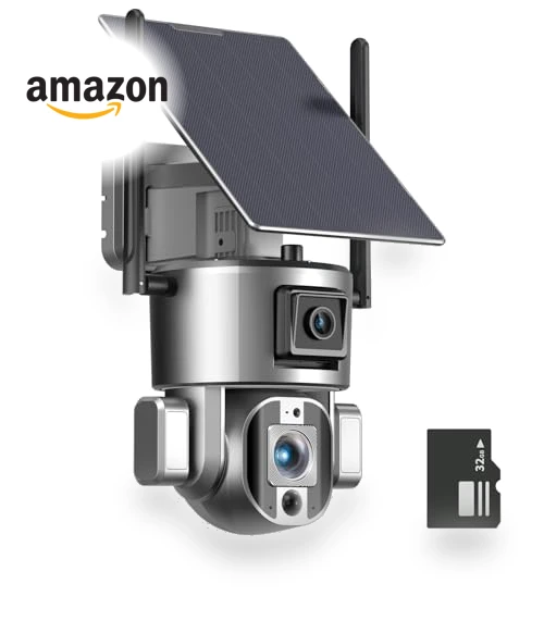 4K Security Camera Wireless Outdoor with Solar Panel — Security Cameras, Niview