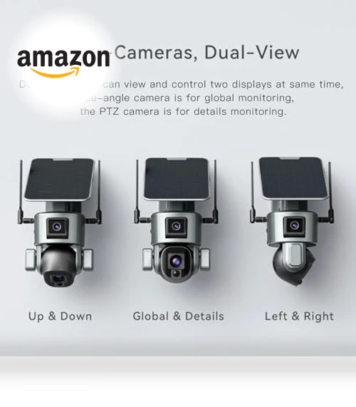 4K Security Camera Wireless Outdoor with Solar Panel — Security Cameras, Niview