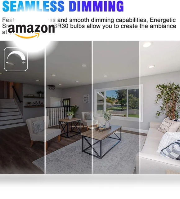 6-Pack LED Recessed Light Bulb — LED, ENERGETIC SMARTER LIGHTING