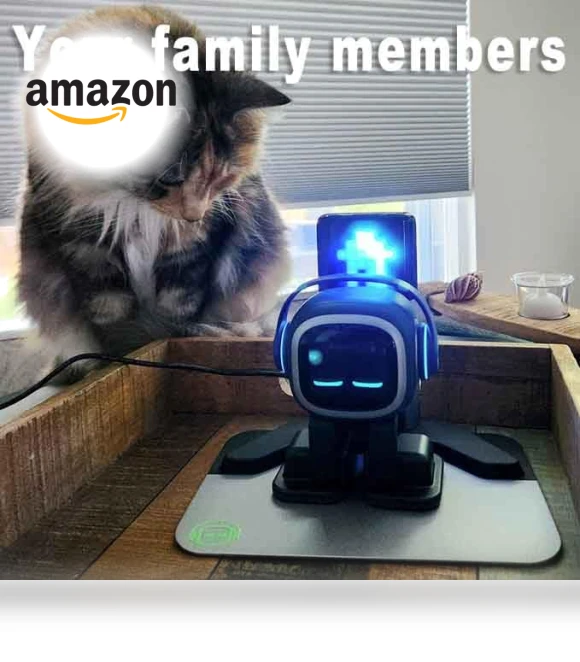 AI Desk Robot Companion — Cameras & Monitors, EMOPET