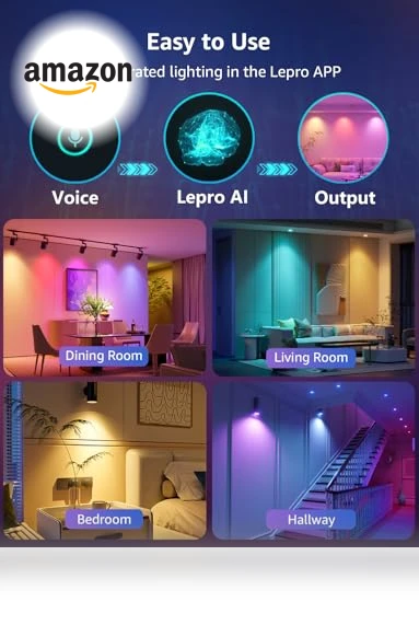 AI GU10 Smart Bulb - RGBCW Dimmable Color Changing LED Bulbs — LED, Lepro