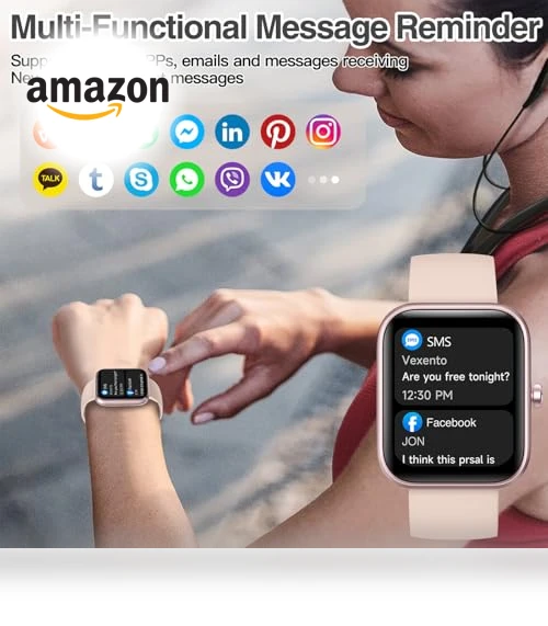 Bluetooth Smart Watch with Alexa — Smartwatches, Konitee