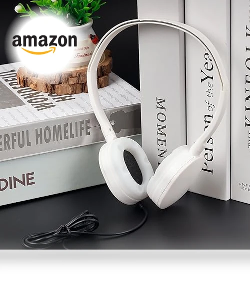 Bulk Wired Headphones for Classroom — Over-Ear Headphones, ZNXZXP