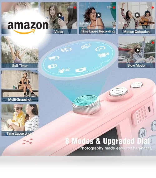Compact Portable 4K Digital Camera — Compact Digital Cameras, Fansbe Smart