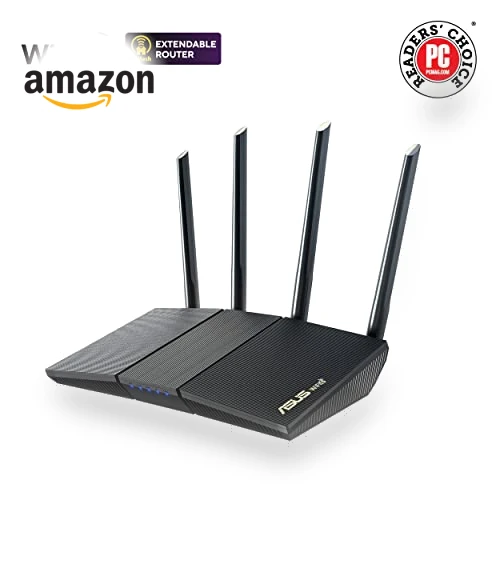 Dual Band WiFi 6 Extendable Router — Routers, Asus