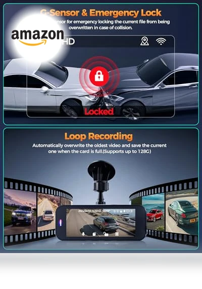 Dual Dash Camera for Cars — Dashboard Cameras, lensuge
