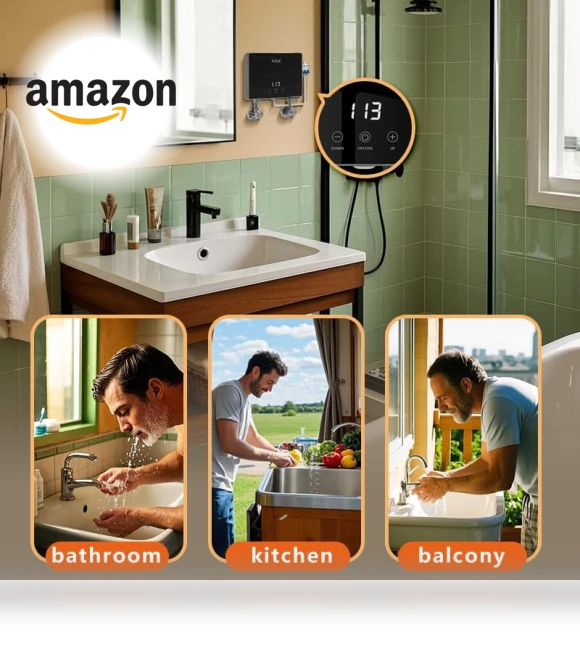 Electric Tankless Water Heater — Instant Hot Water Solutions, HNK