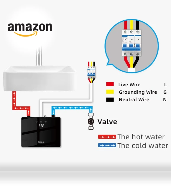 Electric Tankless Water Heater — Instant Hot Water Solutions, HNK