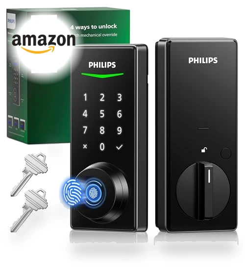 Fingerprint Keyless Entry Door Lock — Electromagnetic Security Locks, Philips