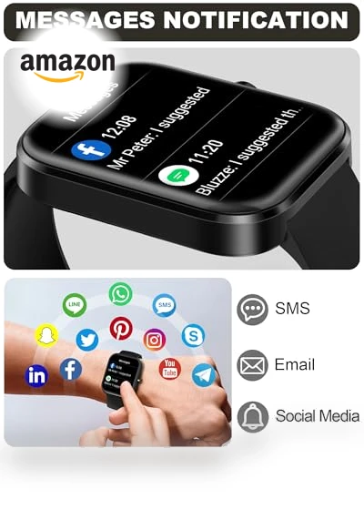 Fitness Smartwatch with Sleep/Heart Rate/spO2 Monitor — Smartwatches, Bambooinn