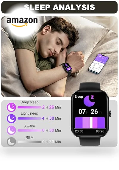 Fitness Smartwatch with Sleep/Heart Rate/spO2 Monitor — Smartwatches, Bambooinn