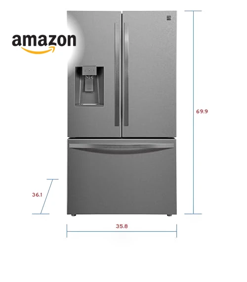 French Door Refrigerator with Fingerprint Resistance — Cooling Solutions, Kenmore