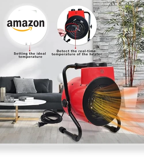 Greenhouse Heater with Adjustable Thermostatic — Portable Heating Solutions, Karveden