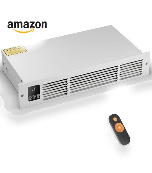 Kickspace Heater with Thermostat and Timer — Portable Heating Solutions, AIREPUSH