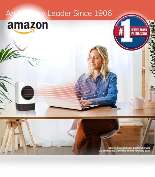 Mini Personal Ceramic Heater — Portable Heating Solutions, Lasko