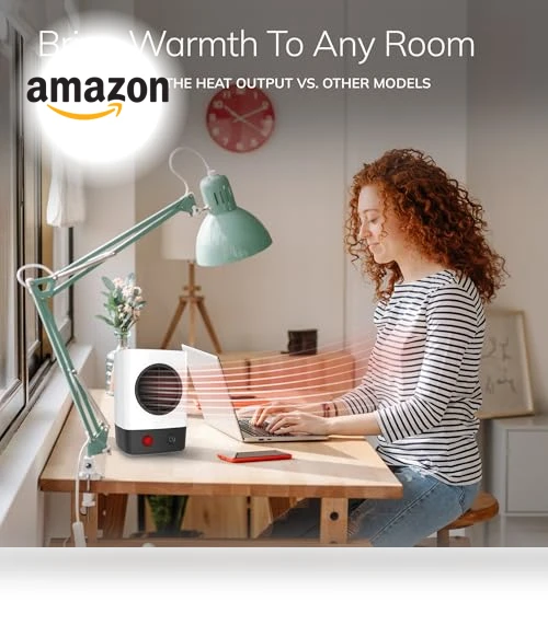 Mini Personal Ceramic Heater — Portable Heating Solutions, Lasko