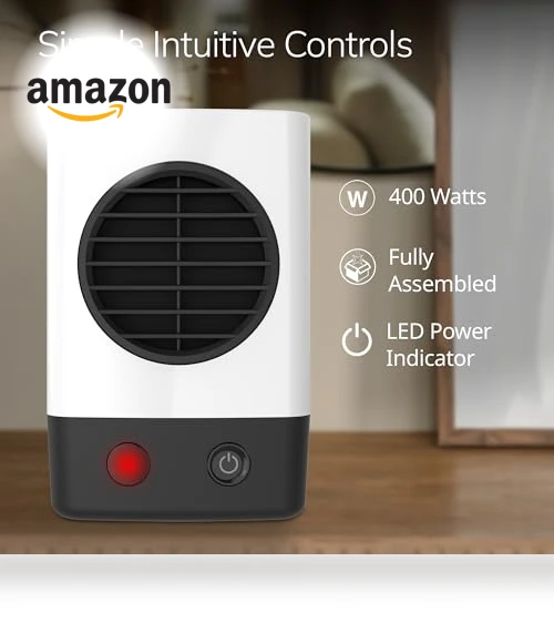Mini Personal Ceramic Heater — Portable Heating Solutions, Lasko