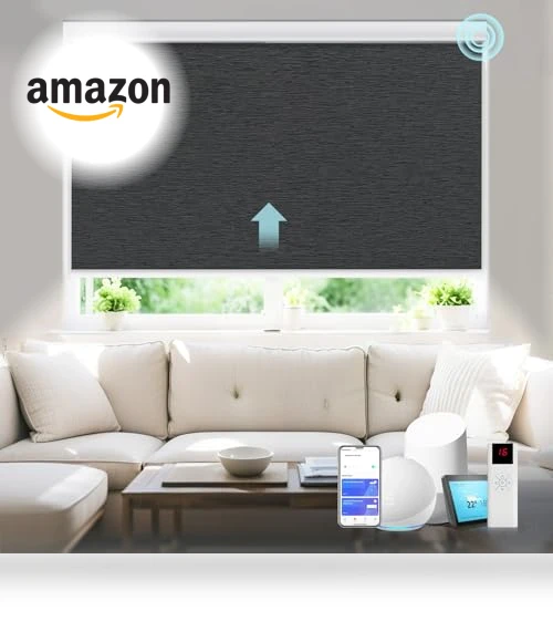Motorized Blinds with Remote Smart Blackout Shades — Roller, COOLWINDS