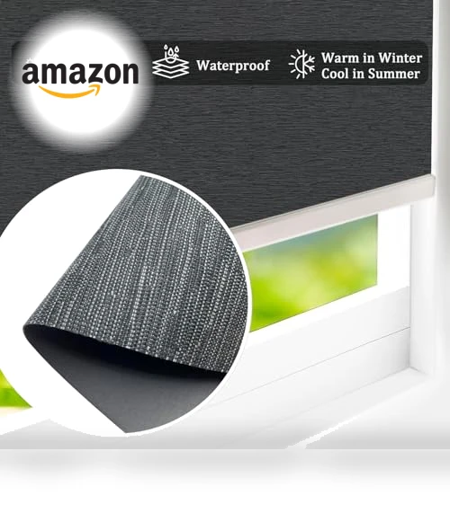 Motorized Blinds with Remote Smart Blackout Shades — Roller, COOLWINDS