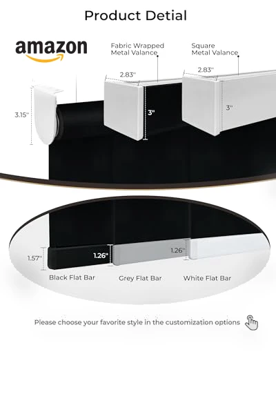 Motorized Roller Shade with Remote Control — Treatment Sets, AIVDIG