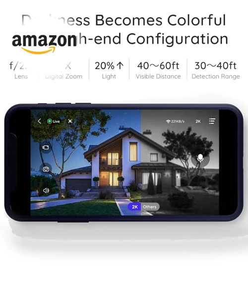 Outdoor Security Camera Wireless 2K — Security Cameras, CURISEE
