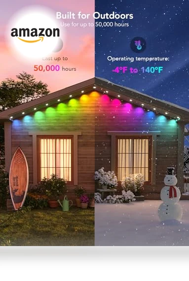 Permanent Outdoor Lights — Outdoor String Lights, Govee