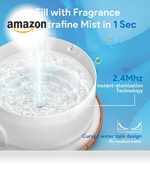 Premium Essential Oil Diffuser with Remote Control — Diffusers, ASAKUKI