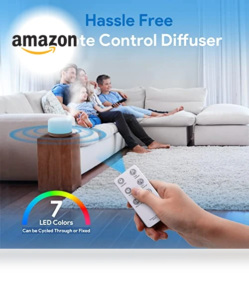 Premium Essential Oil Diffuser with Remote Control — Diffusers, ASAKUKI