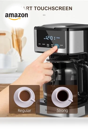 Programmable Drip Coffee Maker — Brewing Excellence, Ihomekee
